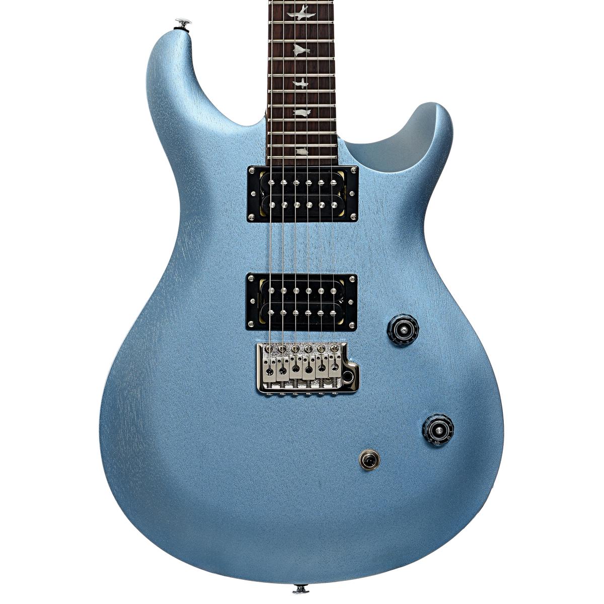 PRS SE CE24 Standard Satin Electric Guitar, Ice Blue Metallic