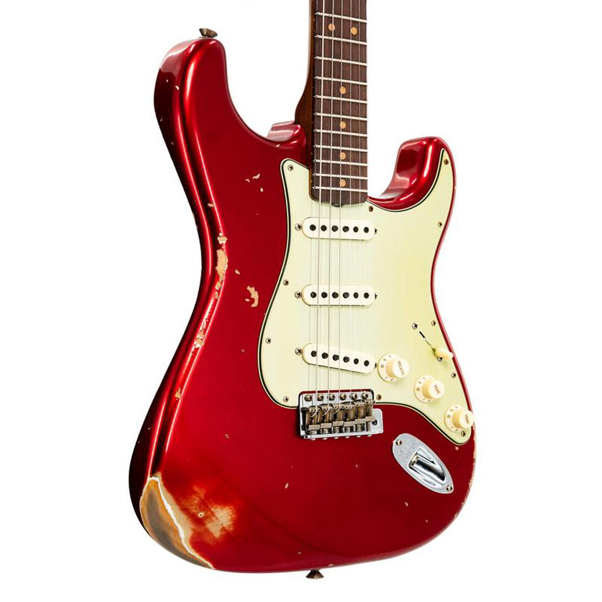 2022 Fender Custom Shop LTD 63 Stratocaster Relic  Aged Candy Apple Red