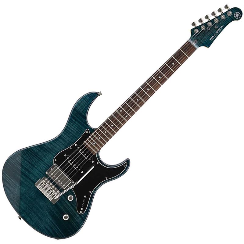 Yamaha Pacifica Electric Guitar Flame Maple Top in Indigo Blue - PAC612VIIFMIBL
