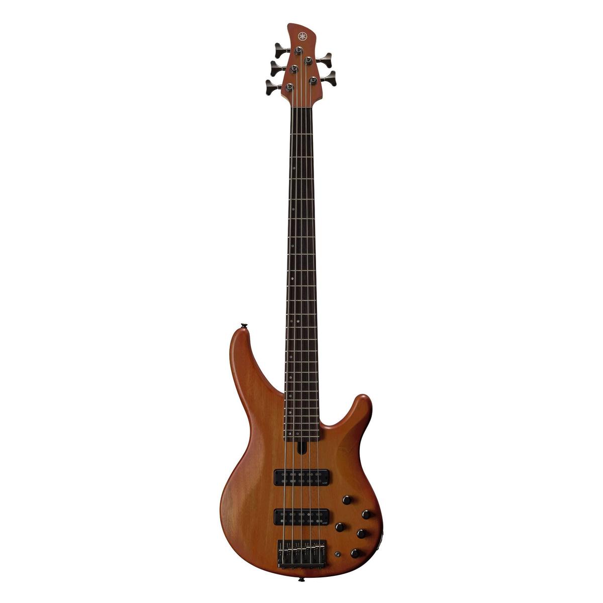 Yamaha TRBX505 5-String Bass Guitar with Maple/Mahogany Neck - Brick Burst