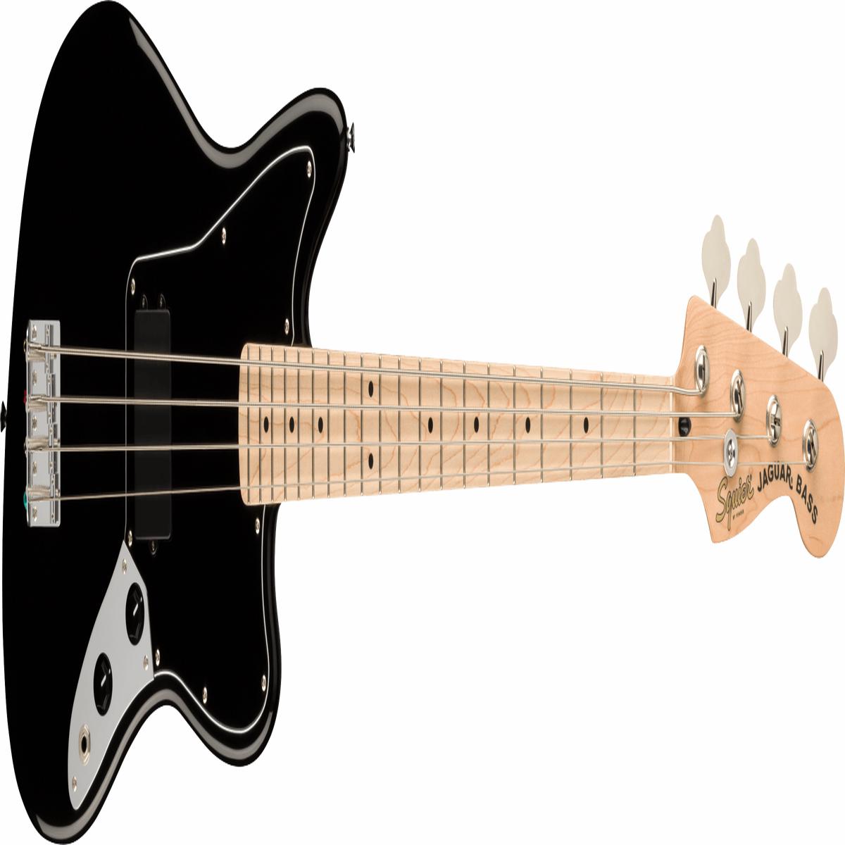 Affinity Series Jaguar Bass H, Maple Fingerboard, Black Pickguard, Black