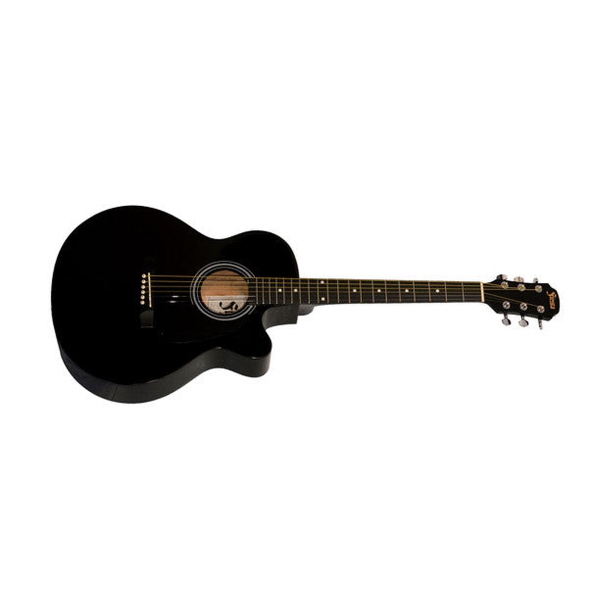 Aria Fiesta 30041C Acoustic Cutaway Guitar - Black