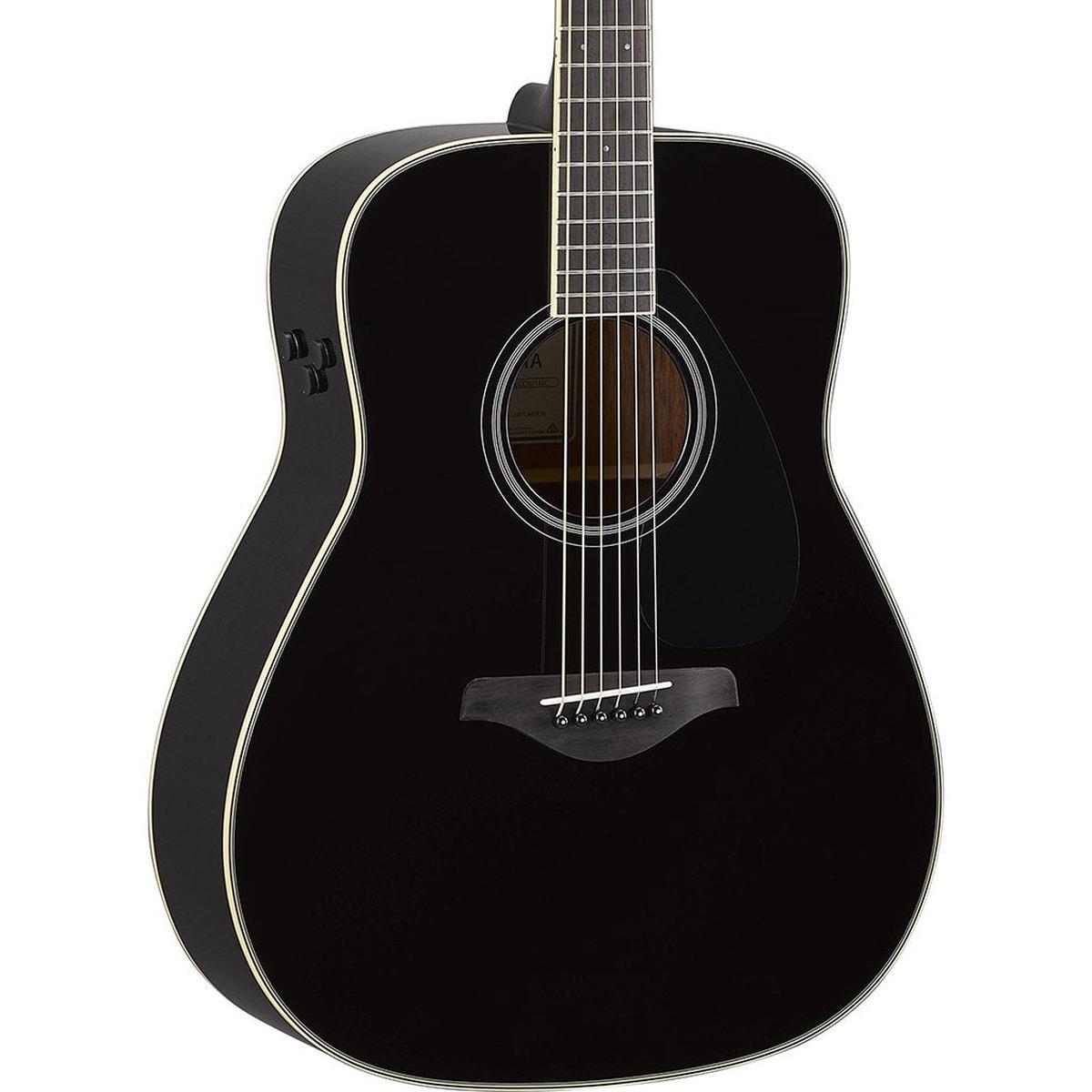 Yamaha FGTA Transacoustic Dreadnought Acoustic/Electric - Black