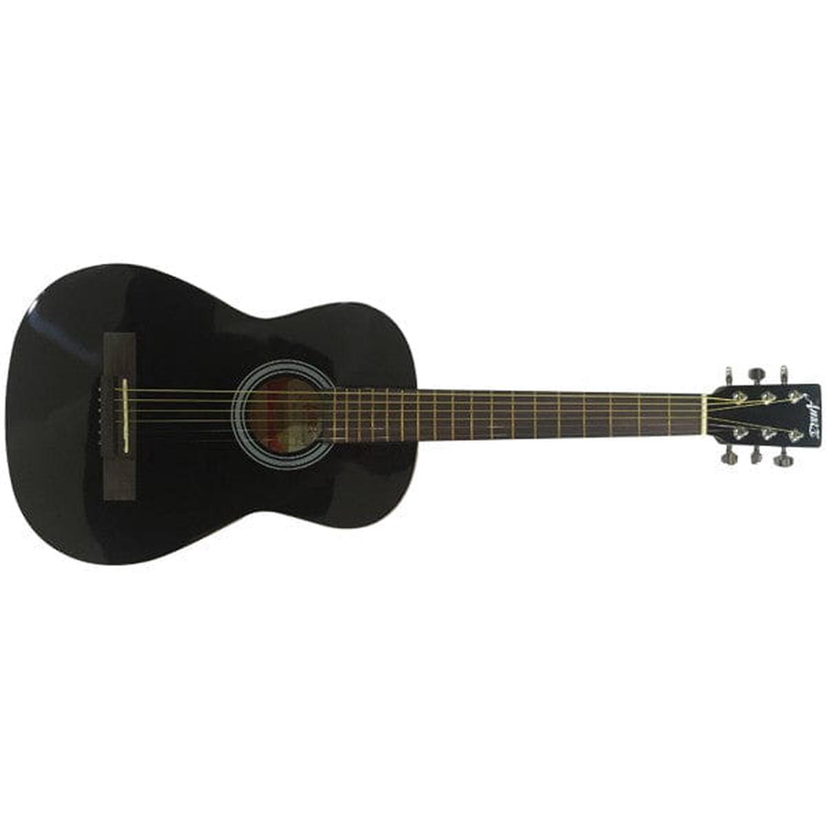 Amaze AW34-101 Acoustic Guitar - Black