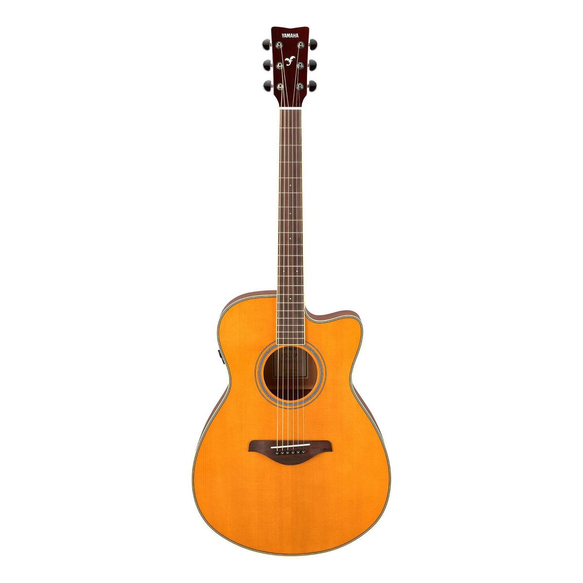 Yamaha FSC-TA Concert Style Cutaway Acoustic Guitar Vintage Tint
