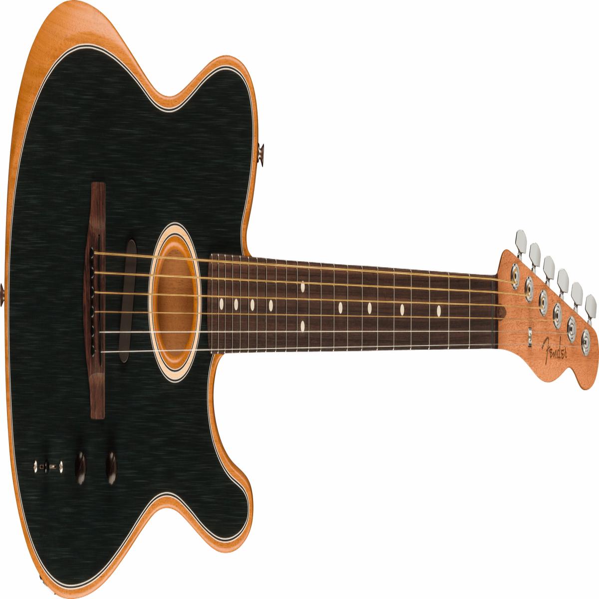 Acoustasonic Player Telecaster, Rosewood Fingerboard, Brushed Black
