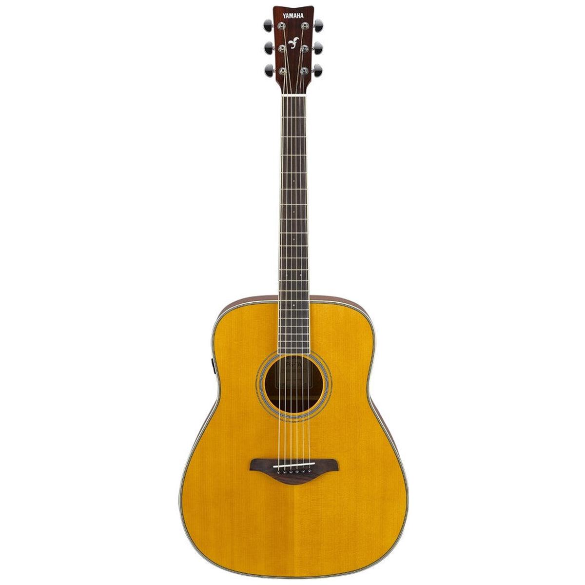 Yamaha FG-TA TransAcoustic Dreadnought Guitar - Vintage Tint