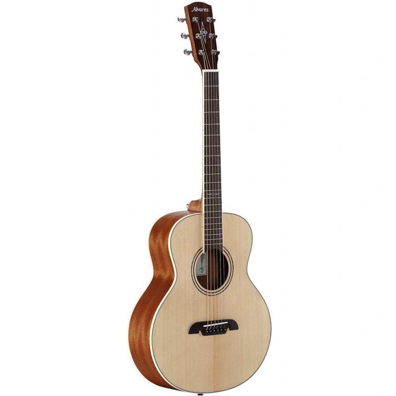 Alvarez Artist LJ2 Solid Top Little Jumbo 2 Travel Acoustic Guitar - Natural