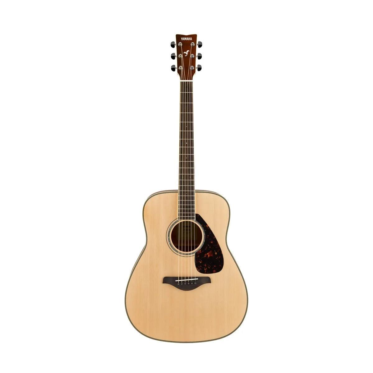 Yamaha FG840 Dreadnought Acoustic Guitar with Solid Spruce Top in Natural