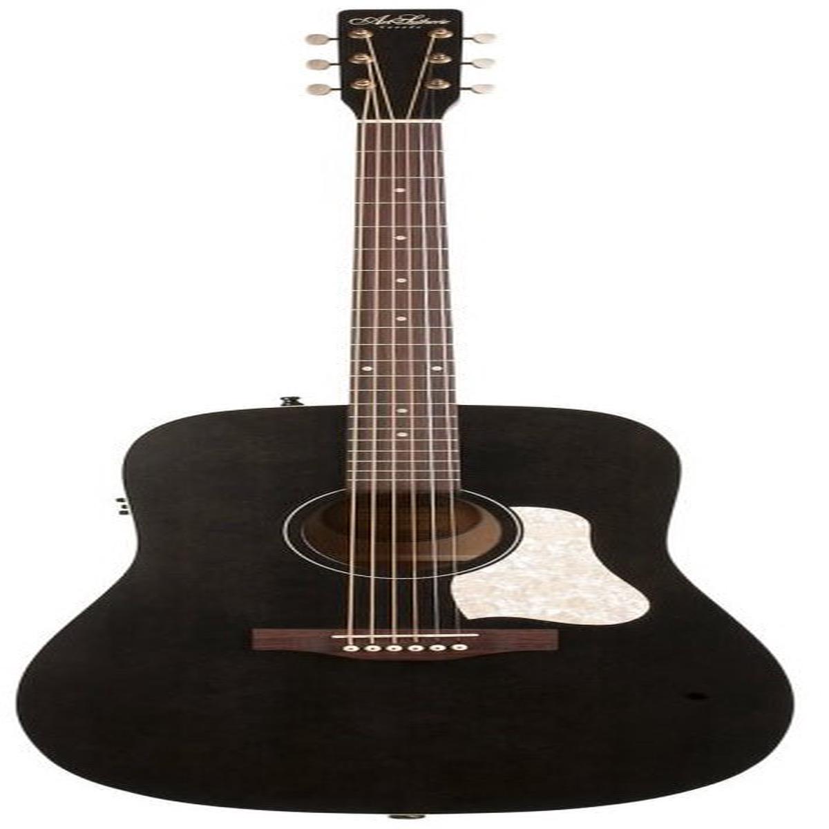 Art & Lutherie 042470 / 051717 Americana Acoustic Electric Guitar Faded Black Made In Canada