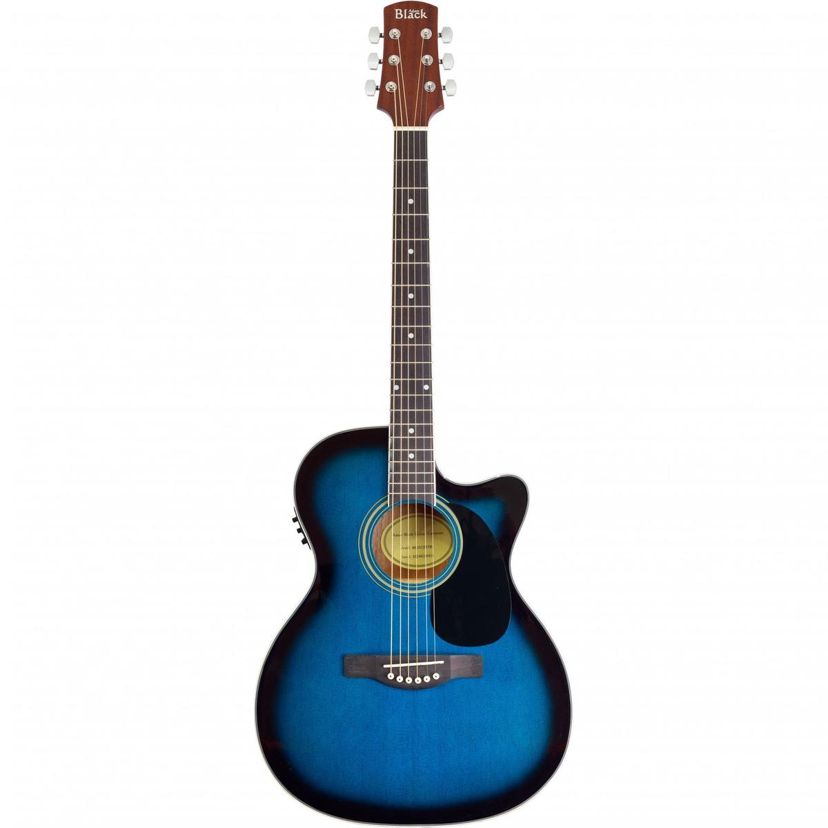 Adam Black O-2CE - Trans Blue Burst
