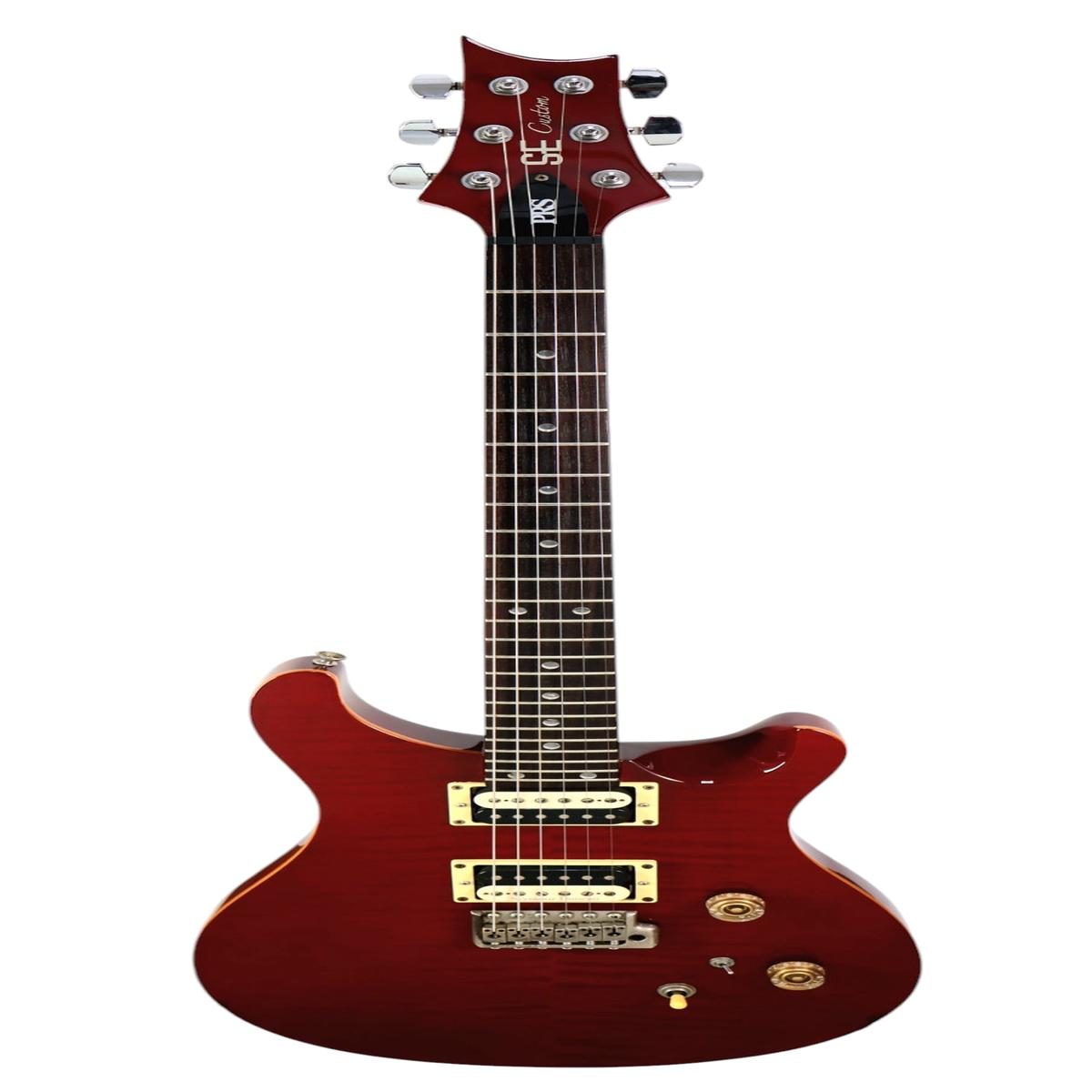 Guitarra Elctrica PRS SE Custom 24 Flamed Top Cherry con Pickups Seymour Duncan