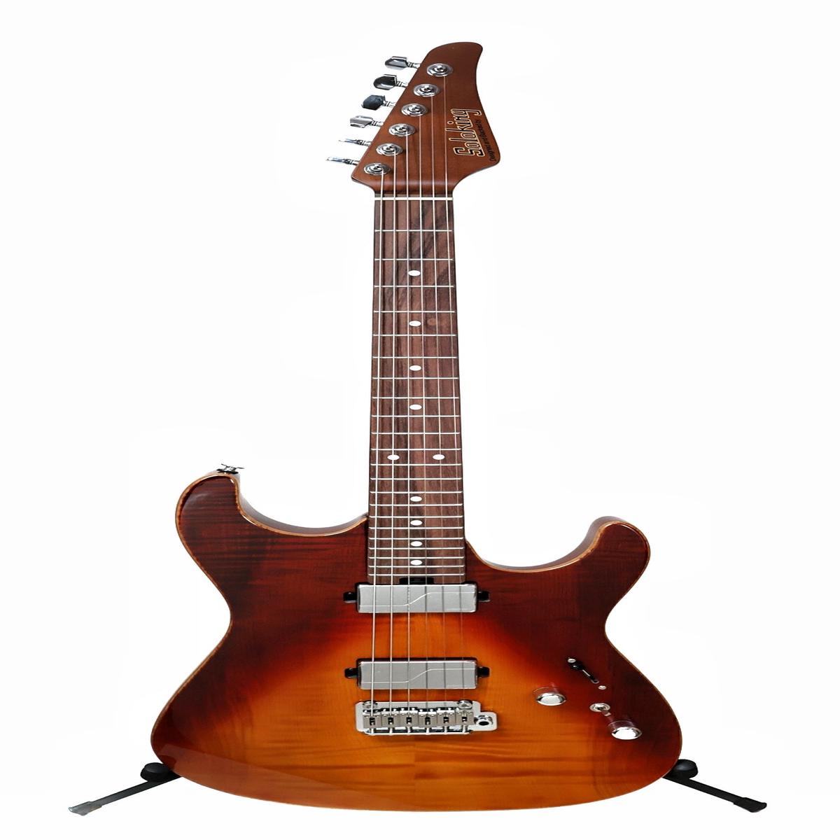 Guitarra Elctrica Soloking MS-1 Custom 22 HH Flame Flat Top Fire Wakesurf Fishman Afluence Edition