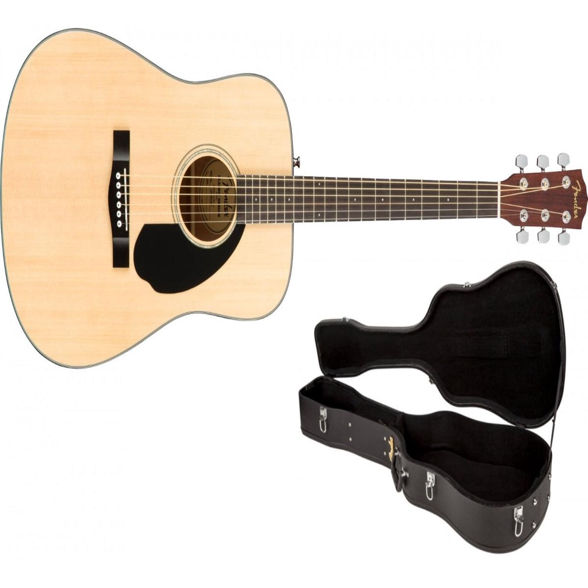 Guitarra Acstica Dreadnought Fender CD-60S V3 con Case