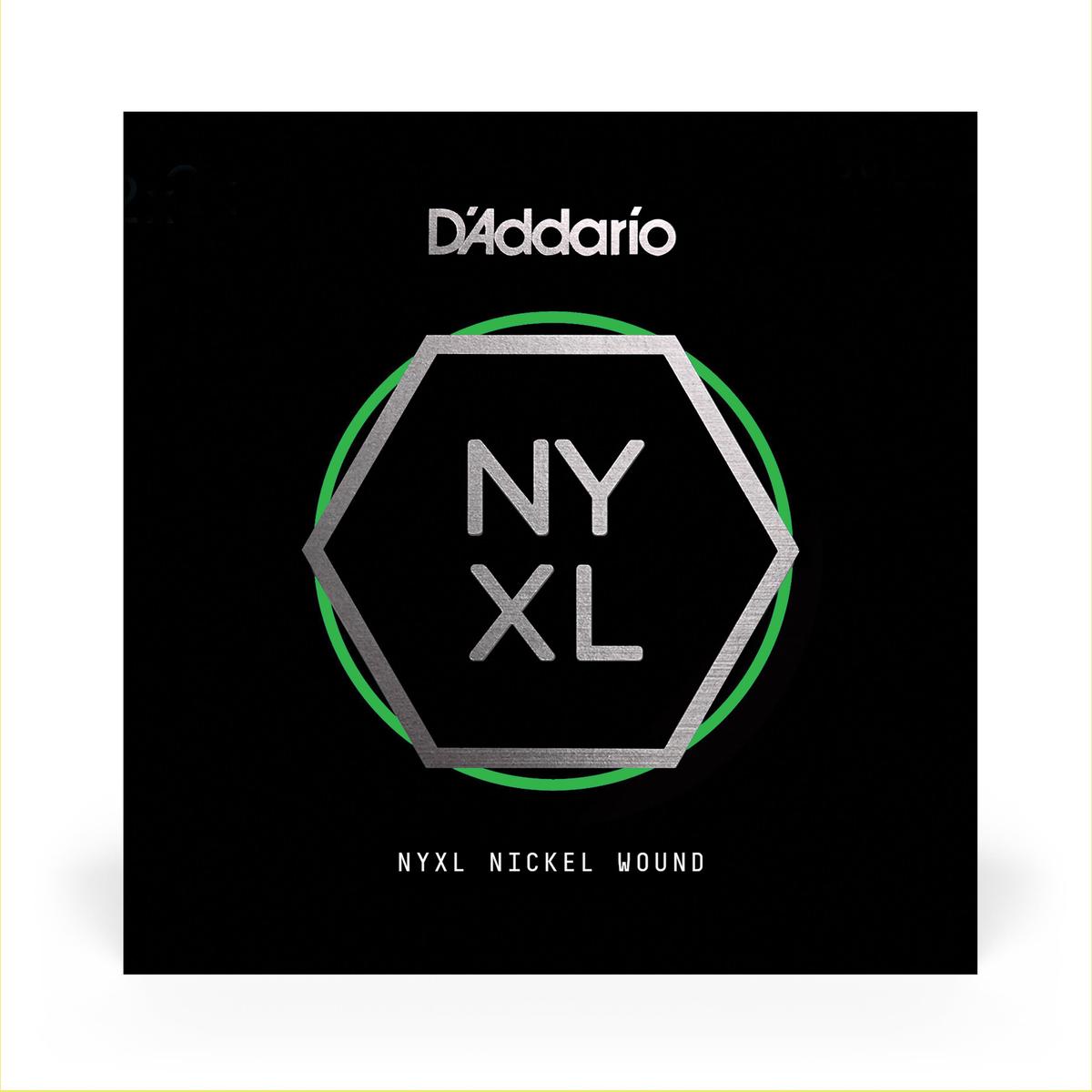 D'Addario NYXLB100TSL Nickel Wound Bass Single String Super Long .100 Tapered