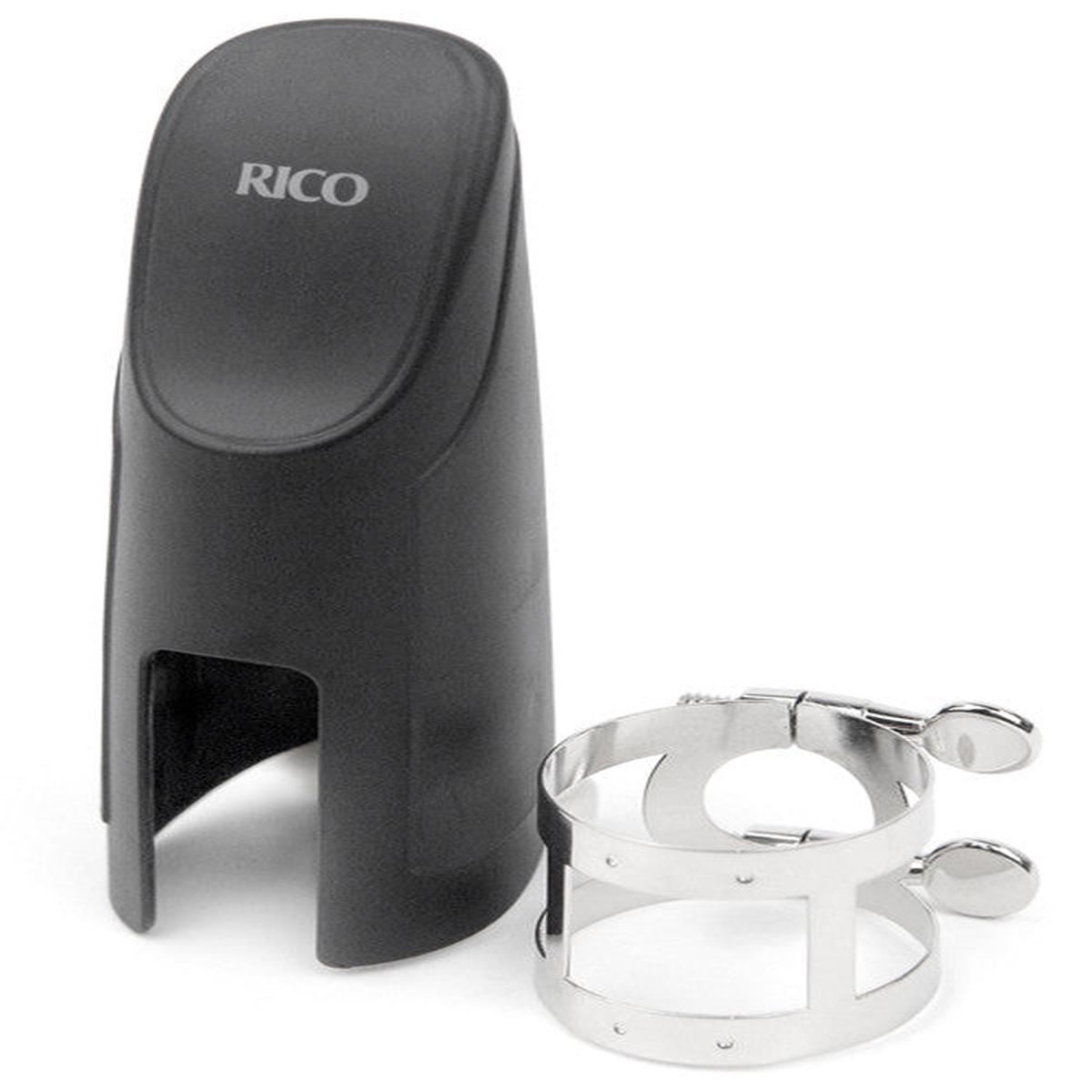 Rico Ligature & Cap, Baritone Sax, Nickel Plated