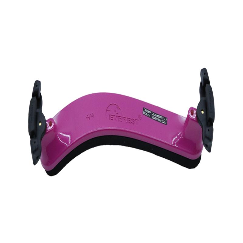 Everest Spring Collection Violin Shoulder Rest - Hot Pink