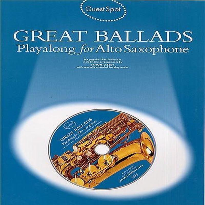 Guest Spot: Great Ballads playalong for Saxophone