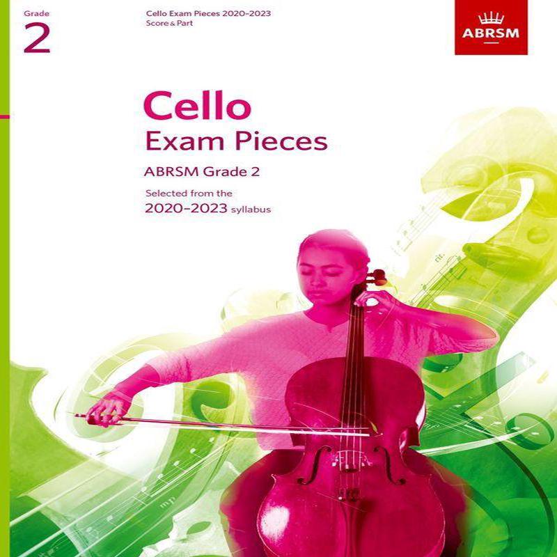 ABRSM Cello Exam Pieces 2020-2023 Grade 2 Score and Part