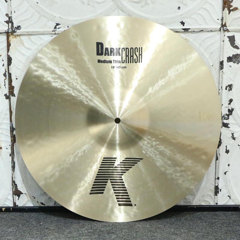 Zildjian K Dark Medium Thin Crash Cymbal 18in (1504g)