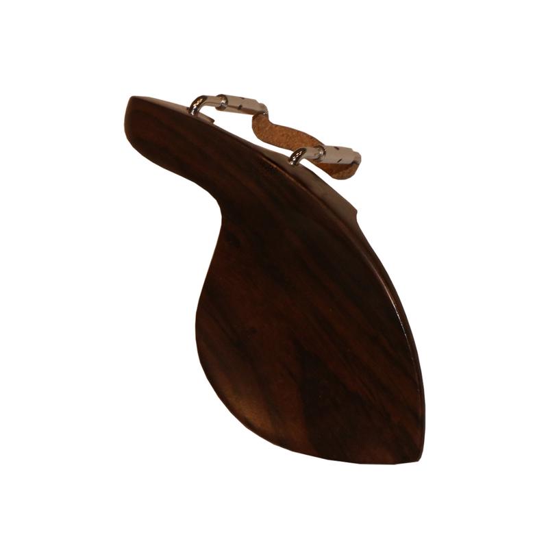 AE Guarneri Rosewood Chrome Clamp Violin Chinrest
