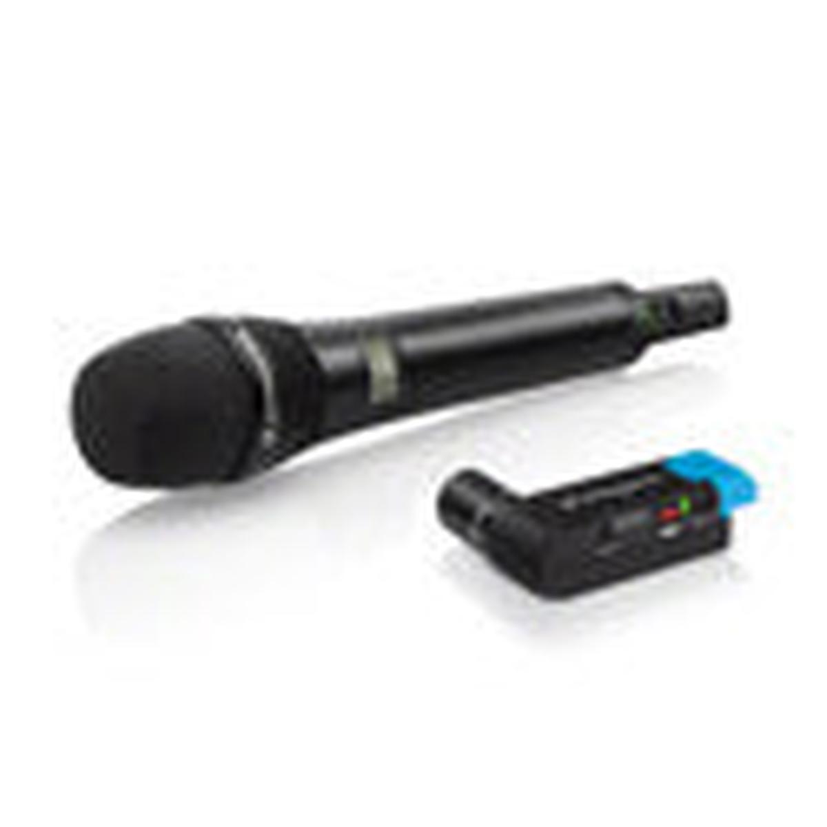 Sennheiser AVX-835 SET-4-US Handheld Transmitter With E835 Capsule & EKP Plug-On Receiver - Li-ion Battery Included