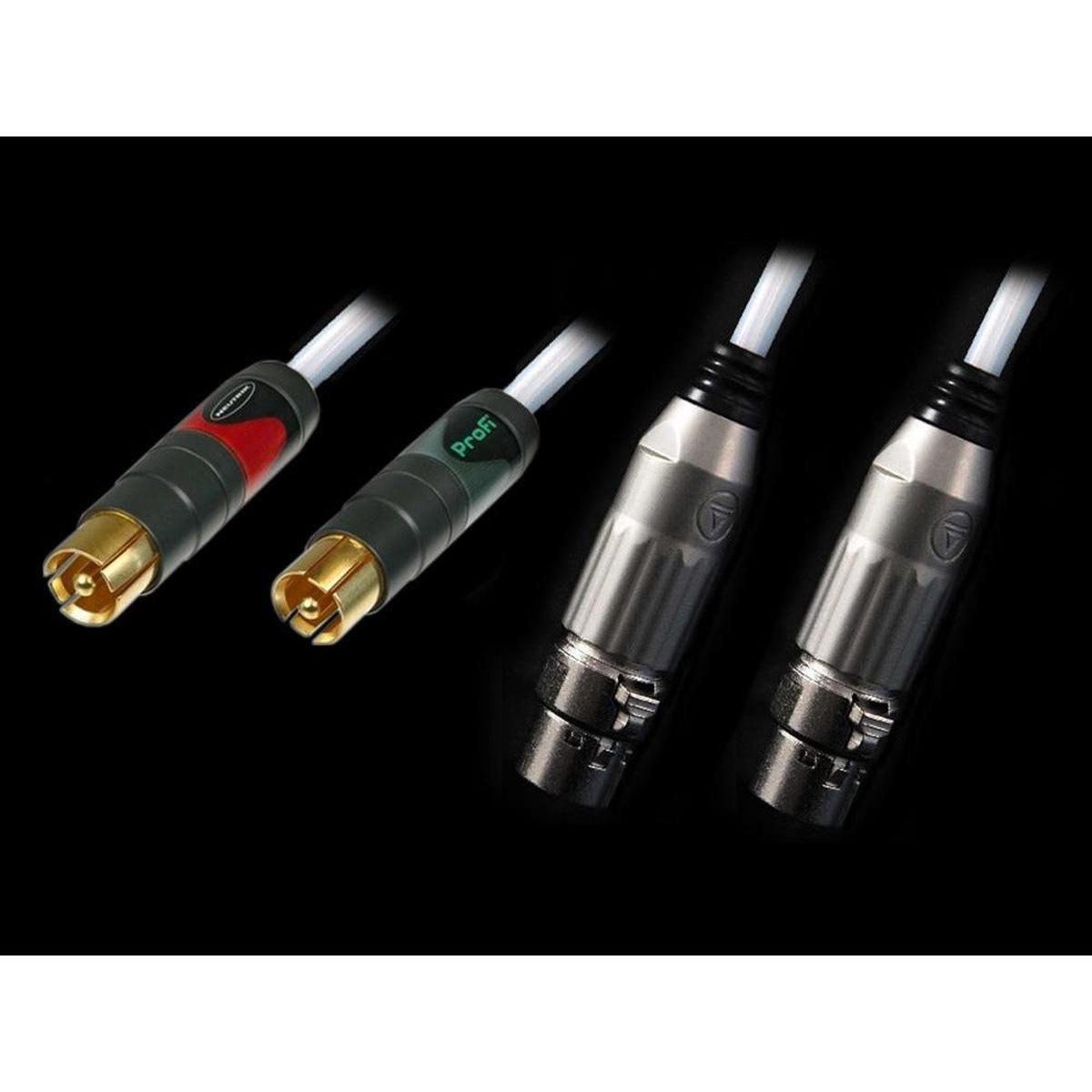 Studiocare Hi-Fi Silver Core - Female XLR to RCA Interconnects (Pair)