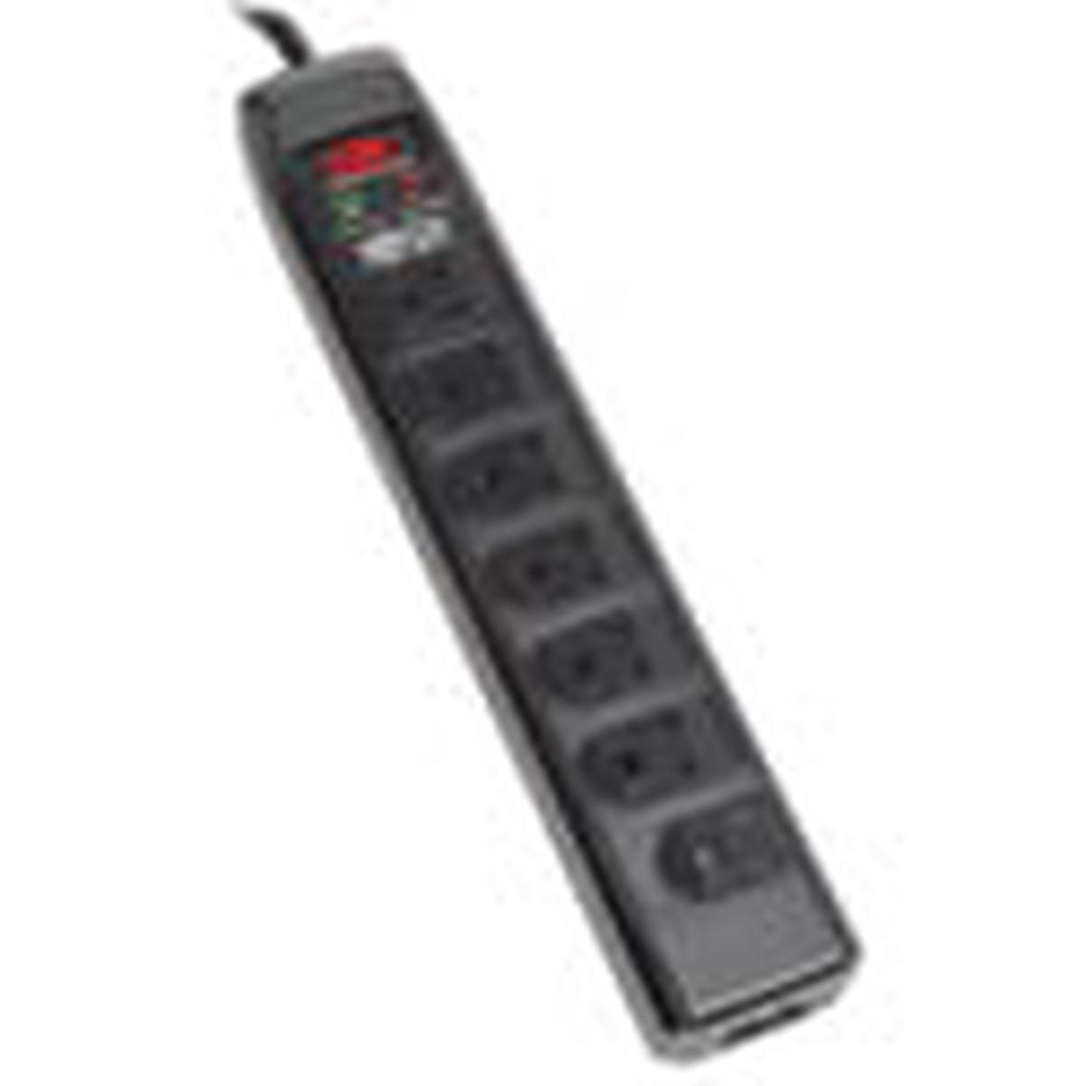 Tripp Lite TLP706TELC Surge Protector Strip 120V 7 Outlet RJ11 6ft Cord 1440 Joule