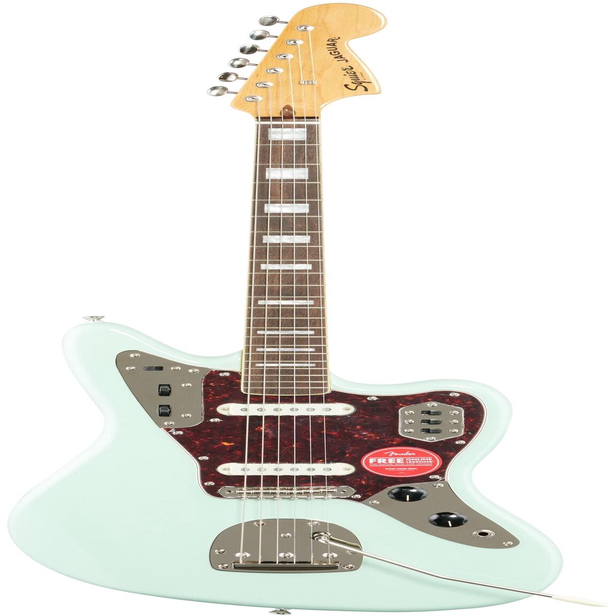 Squier Classic Vibe '70s Jaguar Electric Guitar, with Laurel Fingerboard 0374090557