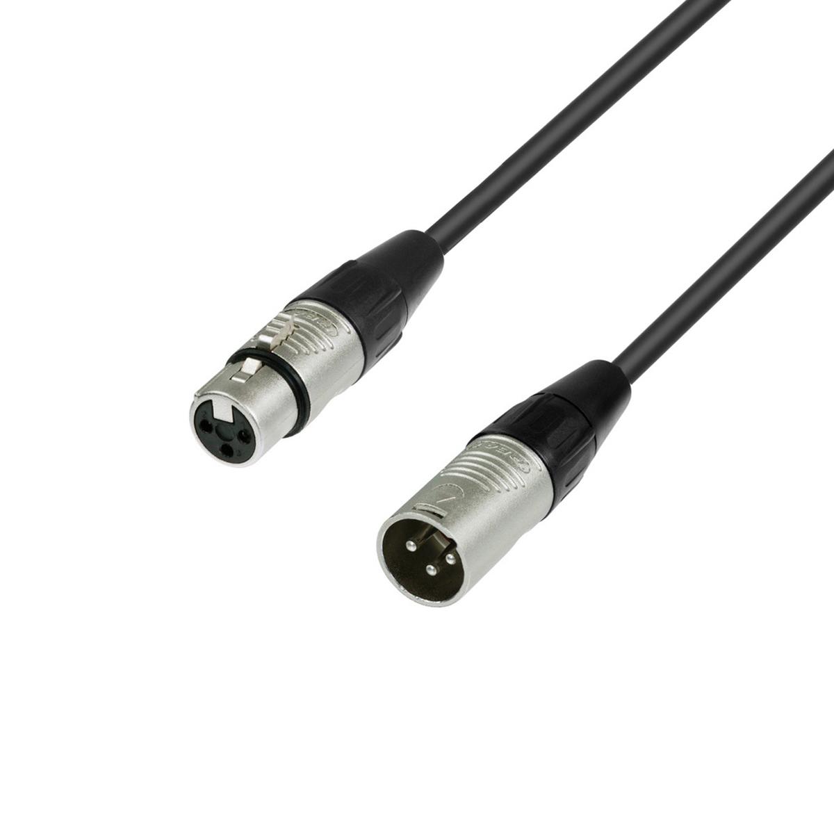 Adamhall 4 STAR Rean XLRF to XLRM Microphone Cable 2.5m (K4MMF0250)