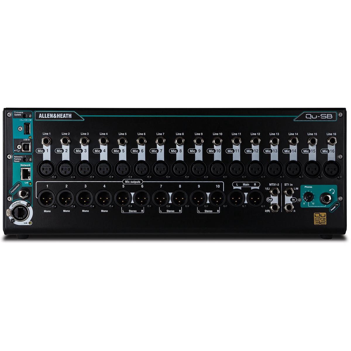 Allen & Heath Qu-SB iPad-Controlled Ultra Compact Digital Mixer: 16 Mic/Line
