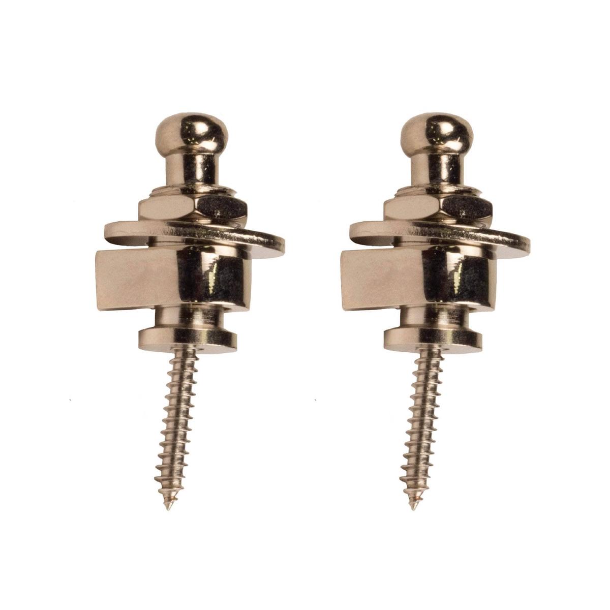 Chrome Horseshoe Style Strap Locks -2 Pack