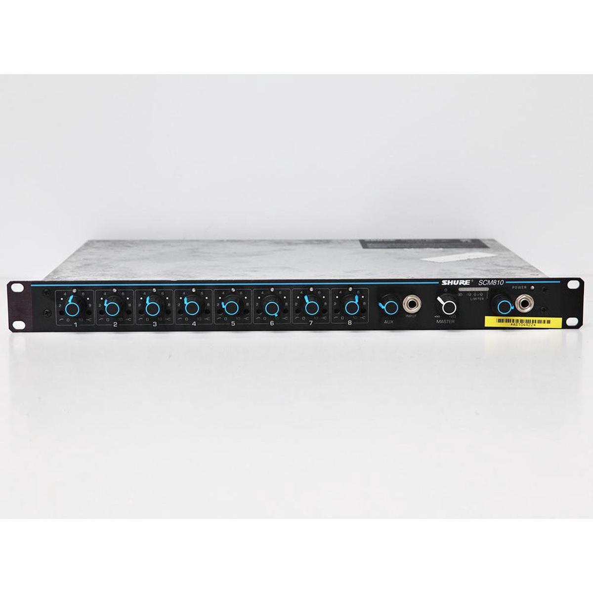 Shure SCM810E - Intellimix Automatic Mic Mixer, 8-Channel - Used