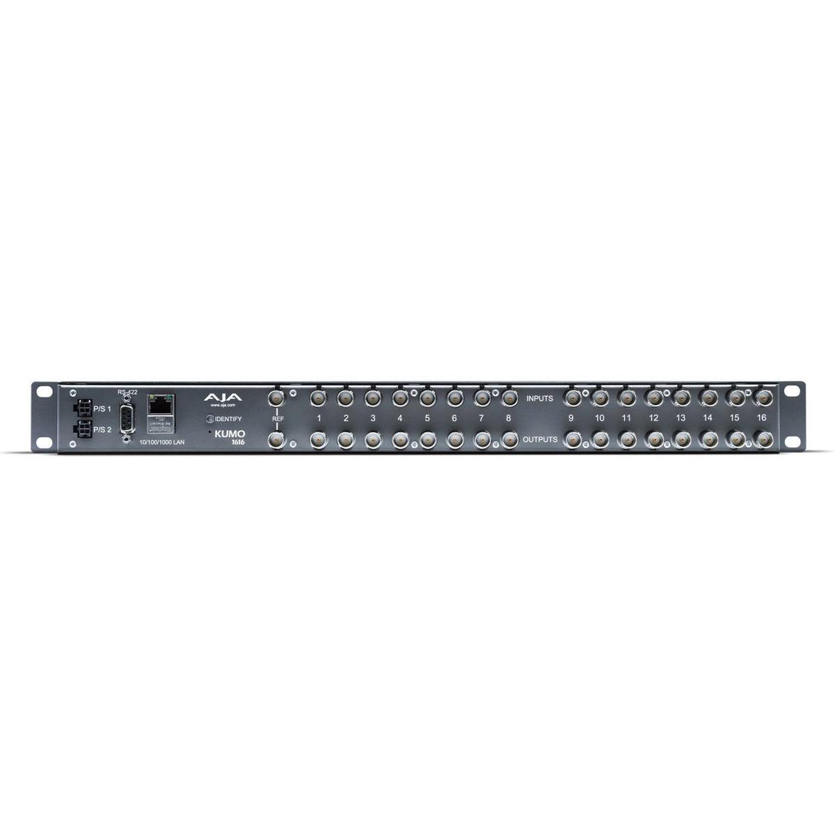Aja KUMO 1616 - KUMO 16x16 Compact SDI Router, with 1 power supply