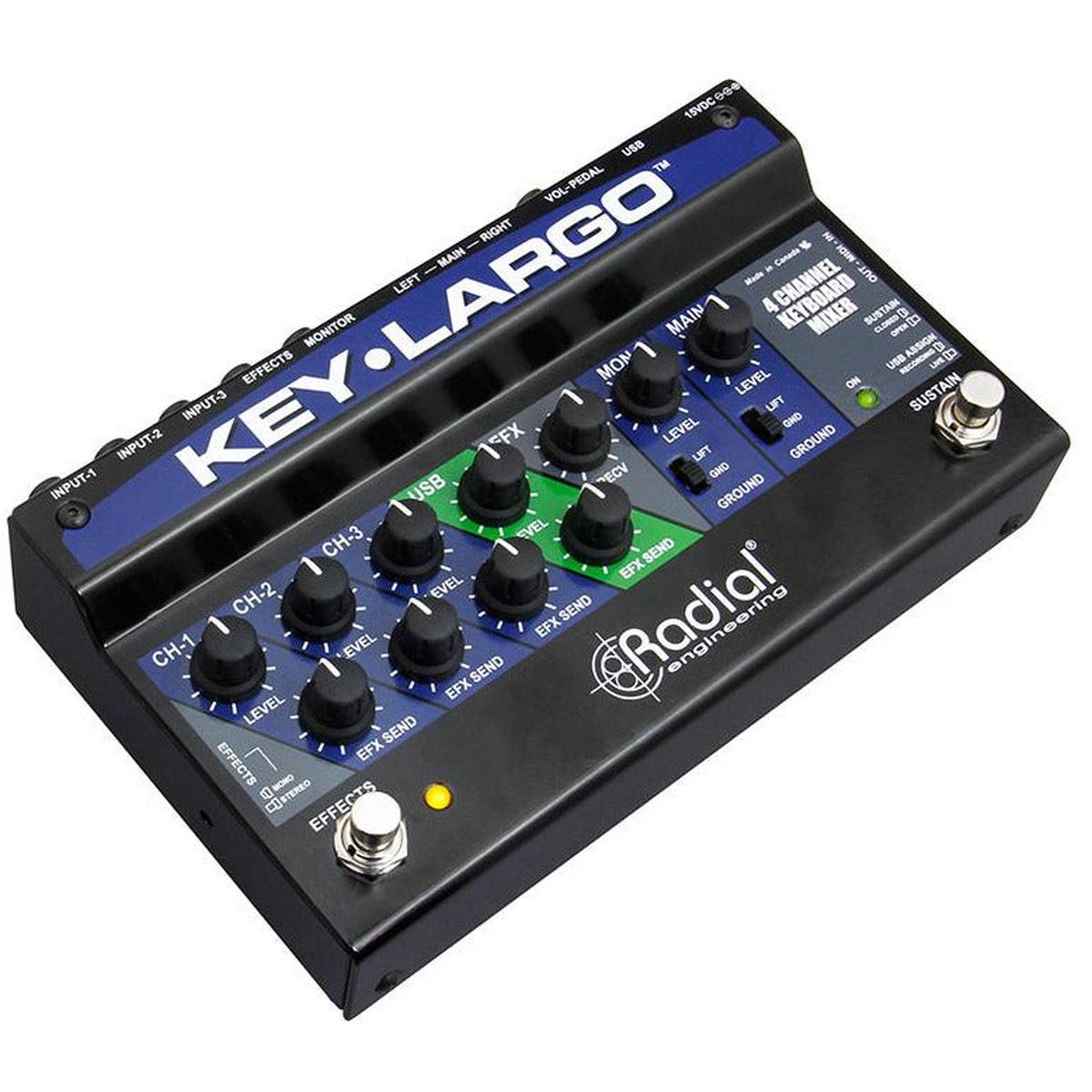 Radial Engineering Key-Largo - Keyboard mixer