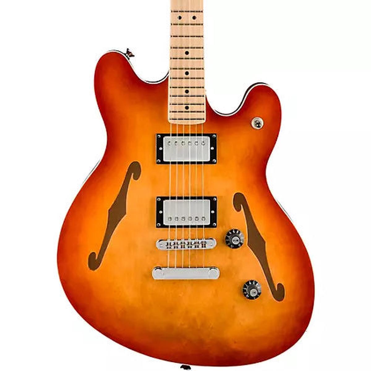 Squier Affinity Series Starcaster Sienna Sunburst 885978136308 Has Paint damage