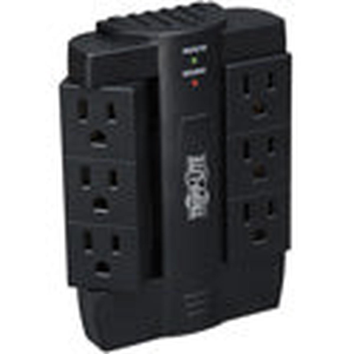 Tripp Lite SWIVEL6 Protect It Surge Protector with 6 Rotatable Outlets Direct-Plug In 1500 Joules
