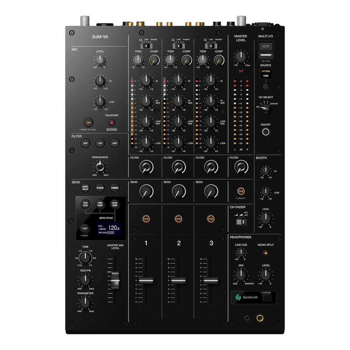 AlphaTheta DJM-V5 DJ Mixer - Black