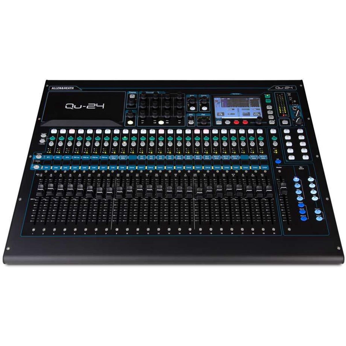 Allen & Heath Qu-24 Compact Digital Mixer, 24 Input