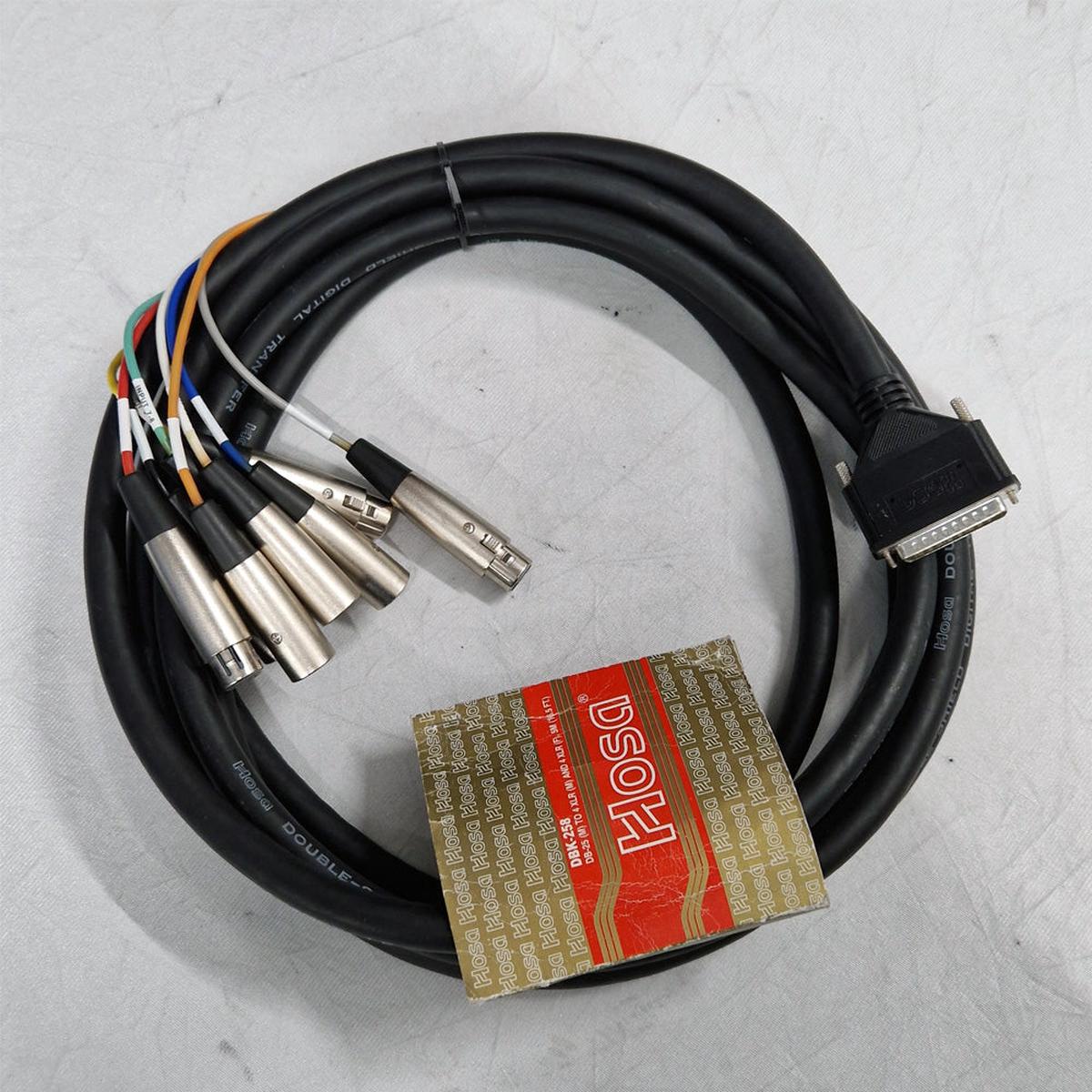 5m HOSA 8-way MXLR and FXLR to DB25 Loom - Clearance