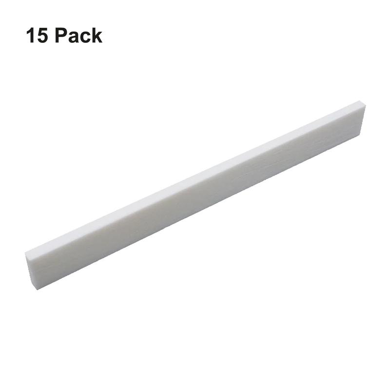 Allparts Pack of 15 BONE SADDLE FOR ACOUSTIC - BS0246B00