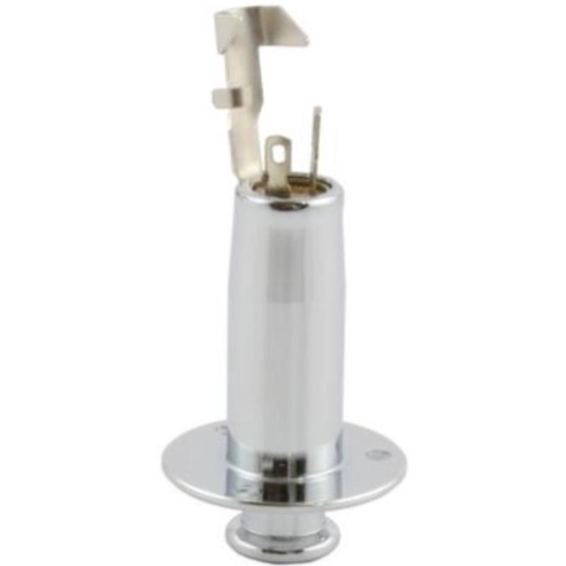 Allparts Chrome Acoustic End Pin Jack - EP4605010