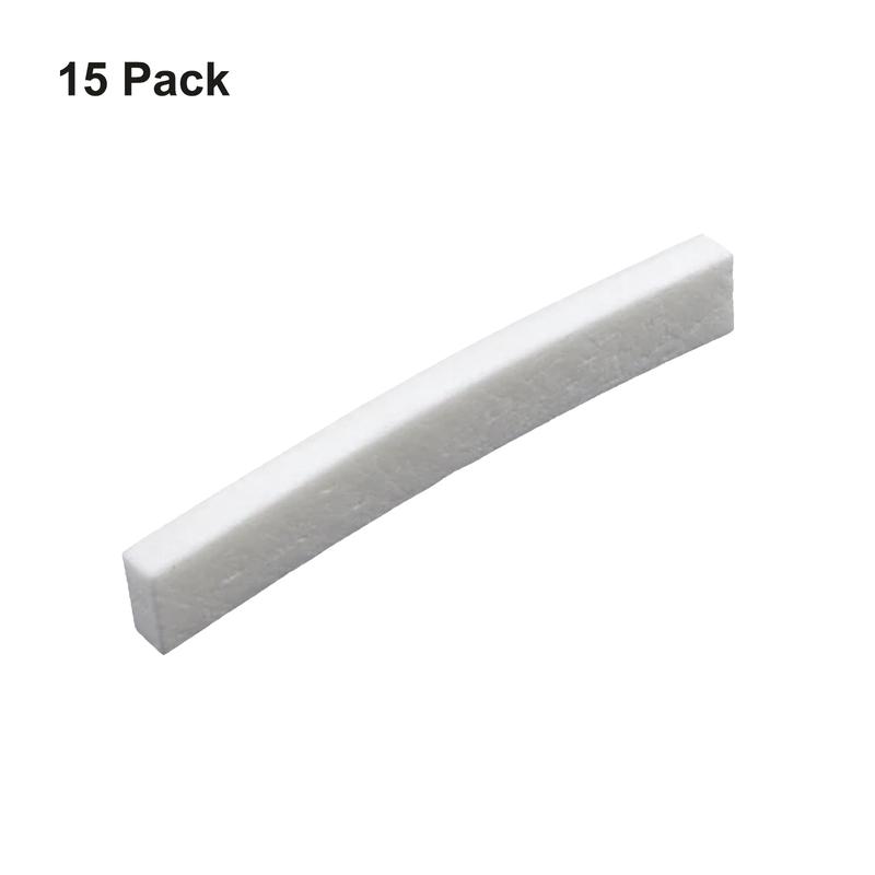 Allparts Pack of 15 RADIUSED BONE NUT FOR FENDER GUITARS - BN0205B00
