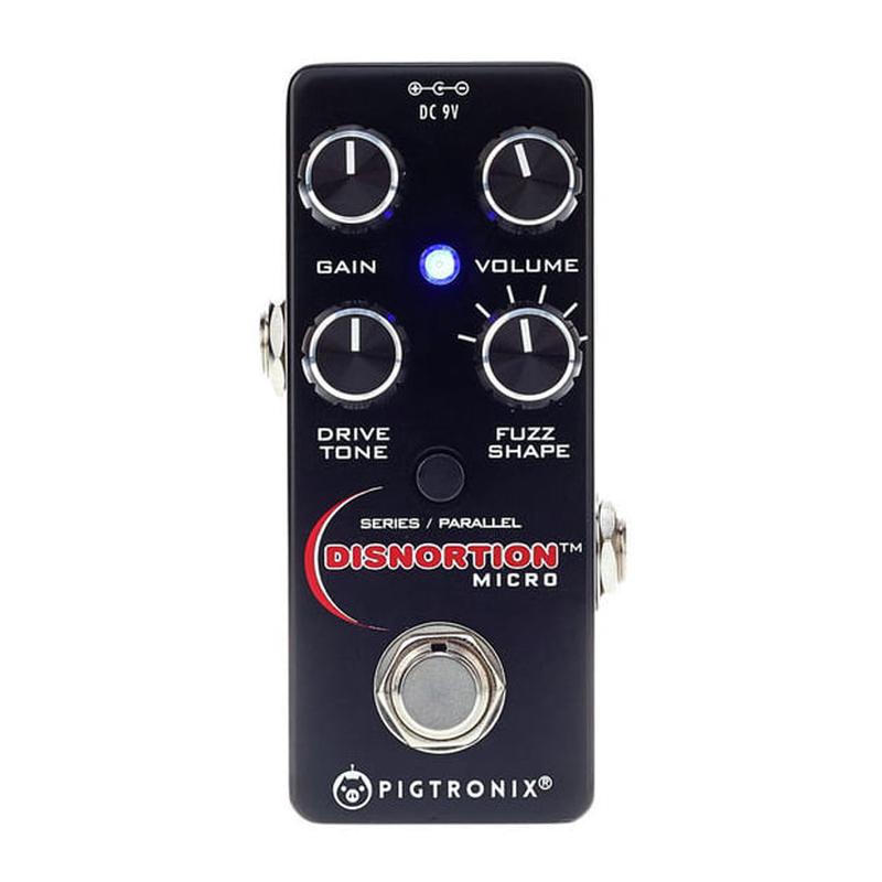Pigtronix Disnortion Micro Analog Fuzz & Overdrive Pedal
