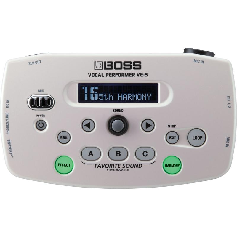 Boss VE-5 WH Performer Vocal Looper Effects Processor - White Version