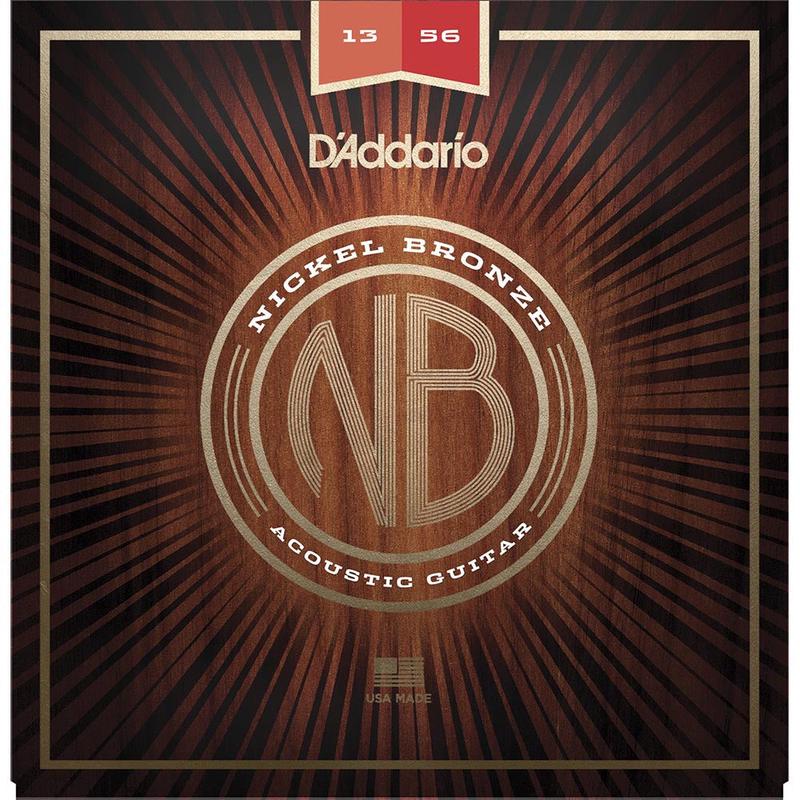 D'Addario 13-56 Nickel Bronze Acoustic Set - Medium