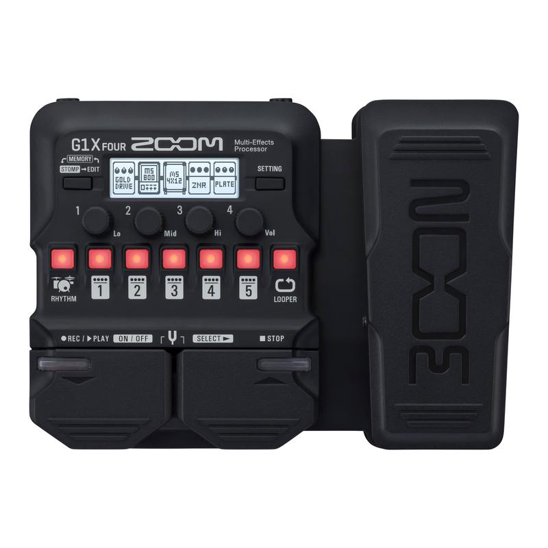 Zoom G1X FOUR Guitar MultiEffects Processor with Expression Pedal