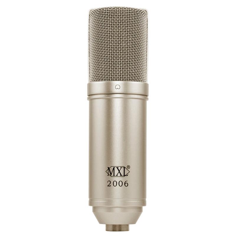 MXL 2006 Large Diaphragm Studio Condenser Microphone w/Shock Mount & Case