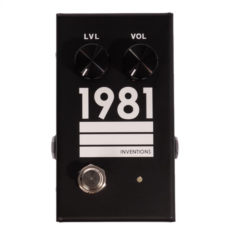 1981 Inventions LVL Full-Range Overdrive Effect Pedal