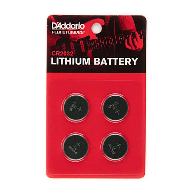 D'Addario Planet Waves CR2032 Lithium Battery (4-pack) PW-CR2032-04